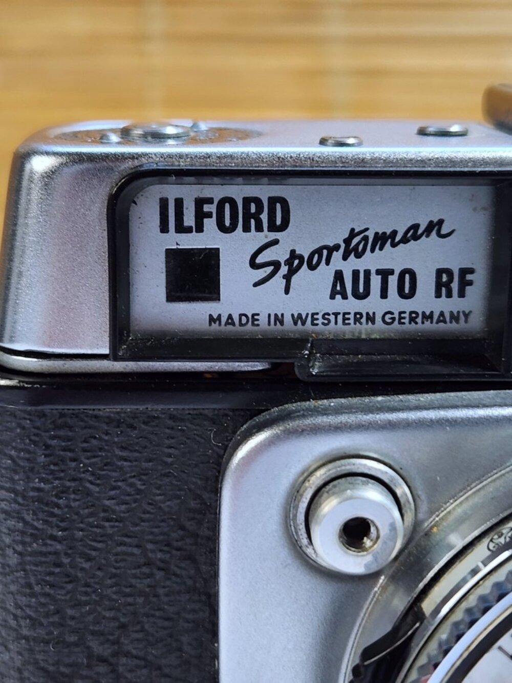 Vintage Ilford Sportsman Auto RF 35mm Camera & Leather Case - For Parts - Picture 7 of 15